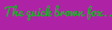 Image with Font Color 23AE2C and Background Color AE23A5